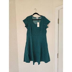 NWT Leota Teal Midi Dress Size 2XL